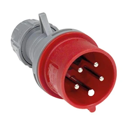 Imagen de as Schwabe Enchufe CEE con inversor de fase 400 V / 16 a terminales tornillo 5 polos resistente los impactos Adecuado para uso en exteriores y obras IP44