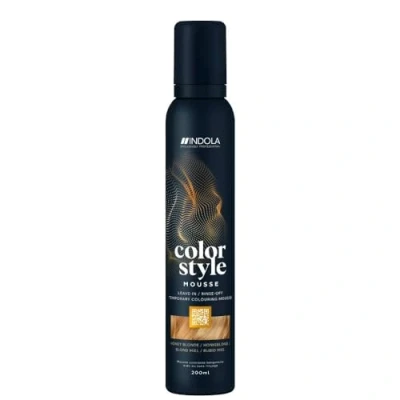 Imagen de Indola Color Style Mousse 200 ml Honey Blonde