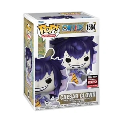 Imagen de Funko Pop! Animation: One Piece Caesar Clown (edición limitada 2024 Entertainment Expo Shared Exclusive)