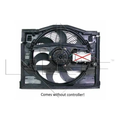 Imagen de NRF 47027 Ventilador de radiador 390 12 228 con bastidor (armazón) sin unidad control BMW: 3 Berlina, Coupé, Cabrio