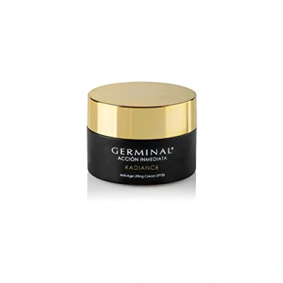 Imagen de GERMINAL Radiance Crema Antiarrugas Mujer A Partir de 35 Años Dia con Proteccion Solar para Todo Tipo Pieles que Reafirma Tensa e Ilumina Efecto Lifting Inmediato 8 Horas 50 ml.