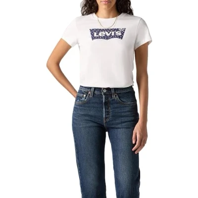 Imagen de Levi&#039;s THE Perfect TEE Camiseta estampada, Mujer, Talla: Medium, White