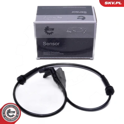 Imagen de ESEN SKV 06SKV426 Sensor de ABS eje delantero, ambos lados 2 665 705 12 negro CITROËN: Berlingo II, C4 Picasso 1, II Furgón