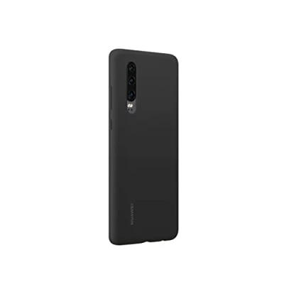 Imagen de Funda De Silicona Negra Huawei Para P30
