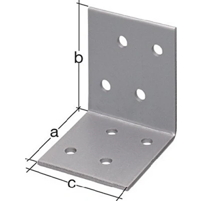 Imagen de Alberts 51486_SML 330200 Conector Angular (galvanizado, 40 x mm)