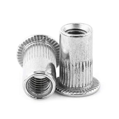 Imagen de 20 Piezas Tuercas de Remache Ciego m3 m4 m5 m6 m8 Tuerca Roscado Cabeza Plana Tornillos Máquina Acero Inoxidable 304, Accesorio Herramienta Reparación Sujetadore(M3)