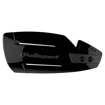 Imagen de Polisport 8307800002 Paramanos Hammer 1 Punto de fijación MX Style Fabricado en plástico con Kit Montaje Incluido Compatible Todos los Modelos Enduro/MX Color Negro