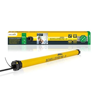 Imagen de Schellenberg 21110 Premium Mini Motor de persiana radiocontrolado, Eje Tubo Acero 40 Mm, max. 6 m² / 10 Nm
