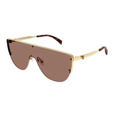 Imagen de Alexander Mcqueen Gafas de sol goldcoloured/brown, Hombre, Talla: One Size, Gold coloured/brown