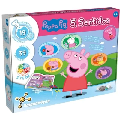 Imagen de Science4you Peppa, 5 Sentidos, Juego para 4+ años, Serie &#039;Peppa Pig&#039;, Multicolor (SY 80003060)