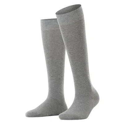 Imagen de ESPRIT Basic Pure W KH algodón con cinturilla de confort 1 par, Calcetines largos Mujer, Gris (Light Grey Melange 3390) nuevo ecológico, 35 38