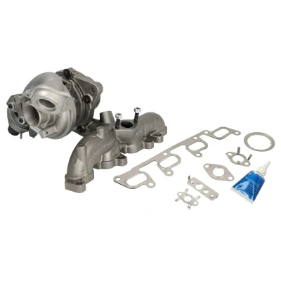 Imagen de ELSTOCK 91 2001 Turbocompresor de gases escape, Actuador controlado neumáticamente (accionador) con juntas VOLKSWAGEN: GOLF 6