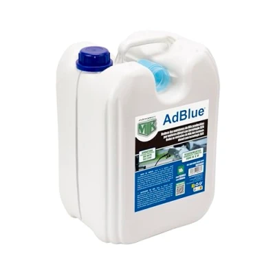 Imagen de Motorkit Aditivo AdBlue en Garrafa de 10 litros con Cánula. para Motores Diésel Tecnología SCR. Reduce Las Emisiones NOx y Cumple los requisitos Euro IV, V Vi