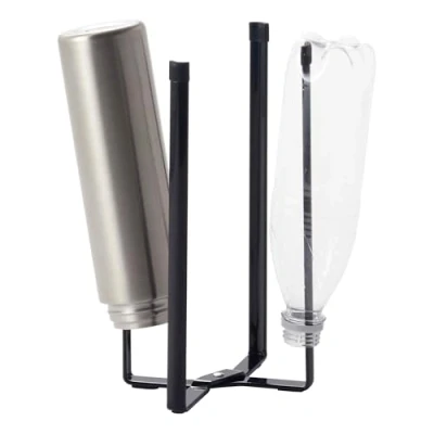 Imagen de YAMAZAKI 6785 TOWER Soporte multiusos de cocina, negro, resina acero/silicio, diseño minimalista, 12 x 10 27 cm (L An Al)