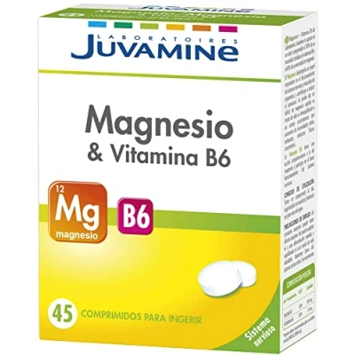 Imagen de JUVAMINE Magnesio + Vitamina B6 Sistema Nervioso 45 Comprimidos