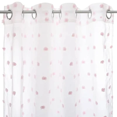Imagen de Tessuto voile Devo Leaf White