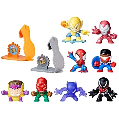 Imagen de Hasbro Marvel Classic Stunt Squad Figures PLAYSET Mega PK, Exclusivo en Amazon