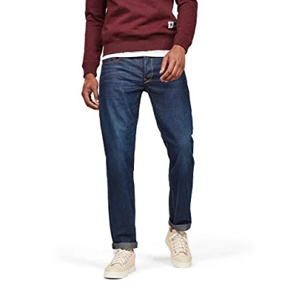 Imagen de G Star 3301 Straight Vaqueros rectos, Hombre, Talla: 29x34, Hydrite denim