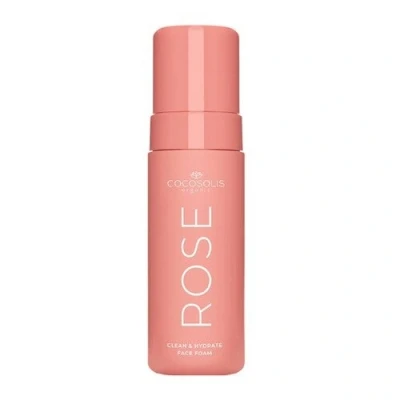 Imagen de COCOSOLIS ROSE Clean &amp; Hydrate Face Foam Espuma limpiadora facial profunda con ácido hialurónico hidratante y glicerina