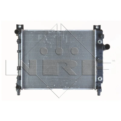Imagen de NRF 58367 Radiador, refrigeración del motor Aluminio 597 475 27 con piezas de montaje Aletas soldadas