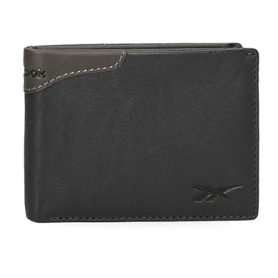 Imagen de Reebok Club Cartera Horizontal con Monedero Azul 11x8x1 cms Piel