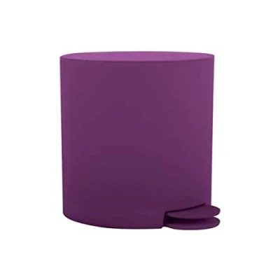 Imagen de MSV PAPELERA OSAKI DE 3L CAPACIDAD EN COLOR PURPURA CON PEDAL PARA UNA FACIL APERTURA, FABRICADA POLIPROPILENO