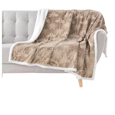 Imagen de Douceur d&#039;Intérieur PALMYS Plaid, marrón, 17 personnes (Standard)