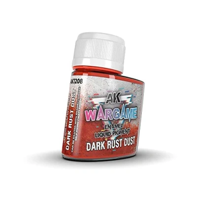 Imagen de AK Interactive Dark Rust Enamel Liquid Pigment 35ml AK1208