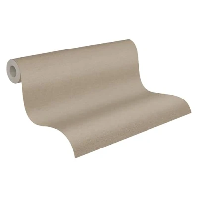 Imagen de Papel pintado Liso Ethnic Origin tejido no 10.05 m x 0.53 Marrón Fabricado en Alemania de A.S. Création 306893 30689 3