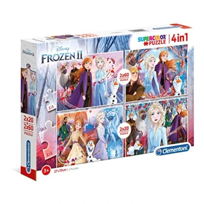 Imagen de Clementoni 21307 2 Puzzles 20 Piezas y 60 Frozen
