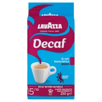 Imagen de 6 x LAVAZZA DEK Intenso Decaffeinated Ground Coffee 250g Italian Espresso