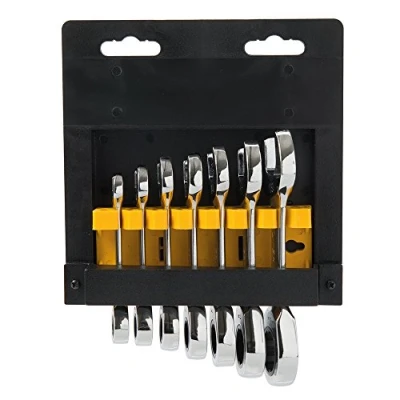 Imagen de Silverline Tools 199916 Juego de llaves carraca, 7 pzas (8 19 mm)