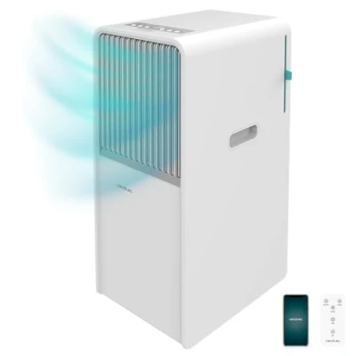 Imagen de Cecotec Aire Acondicionado Portátil con Wifi y Mando a Distancia ForceClima 7550 Style Connected. 7000 BTU, 14m2.