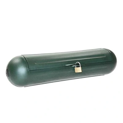 Imagen de as Schwabe Caja de seguridad para enchufes y acopladores CEE exterior Protección fiable contra las influencias del Con cerradura pequeña el uso en exteriores verde