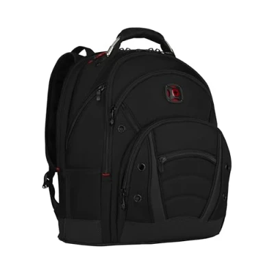 Imagen de Wenger Synergy Deluxe Mochila para portátil con compartimento tableta, de 14 16&quot;, tableta hasta 10&quot;, 26 l, mujer hombre, oficina viajes negocios universidad, negro, 606491