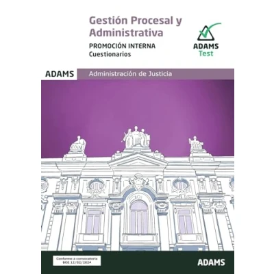 Imagen de Cuestionarios Gestión Procesal y Administrativa. Promoción interna (OPOSICIONES)