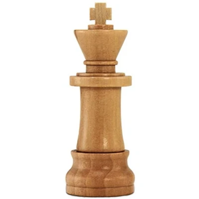 Imagen de Ulticool König Figura de Ajedrez Madera 128 GB 3.0 alta velocidad Memoria USB Chess King Almacenamiento datos Pen Drive Memory Stick marrón