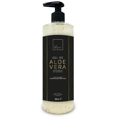 Imagen de LA MISTT Gel Aloe Vera con Extracto de Caléndula 500 ml Hidratante Natural Nutritivo Efecto Calmante Corporal y Facial