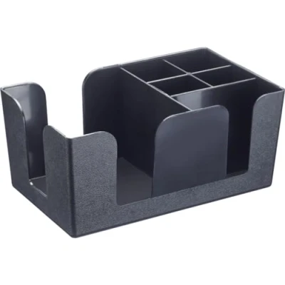 Imagen de Westmark Organizador de bar práctica unidad almacenamiento bar, ideal para servilletas, pajitas y decoración cócteles 6 compartimentos, ABS