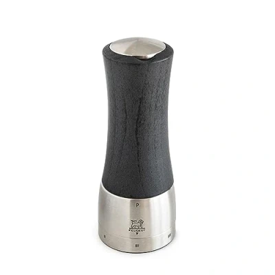 Imagen de Peugeot Molinillo de pimienta manual Madras u&#039;Select ajustable Acero inoxidable y madera haya, grafito 16 cm