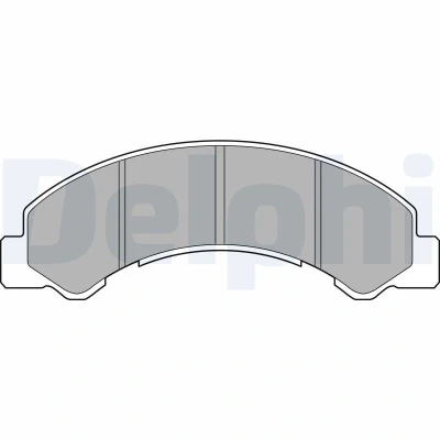 Imagen de DELPHI LP2769 Juego de pastillas freno con avisador acústico desgaste Chapa antichirridos accesorios ISUZU: Elf Camión plataforma/Chasis