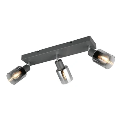 Imagen de Reality Leuchten Cadiz downlight de techo, 3 luces, E14, antracita