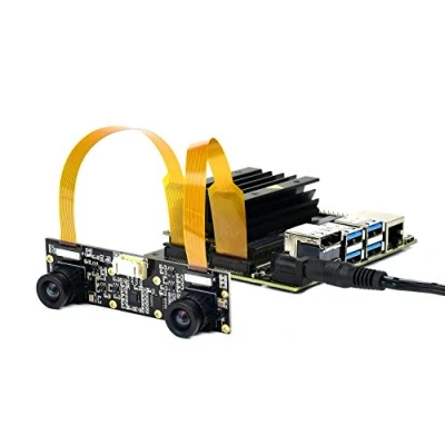 Imagen de Waveshare IMX219 83 Stereo Camera 8MP Binocular Module Vision Depth Applicable for Jetson Nano Developer Kit B01 and Raspberry Pi CM3/CM3+ Expansion Board