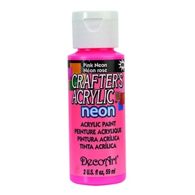 Imagen de Deco Art DCA128 Pintura para Tejidos y Telas, Color Rosa Fucsia