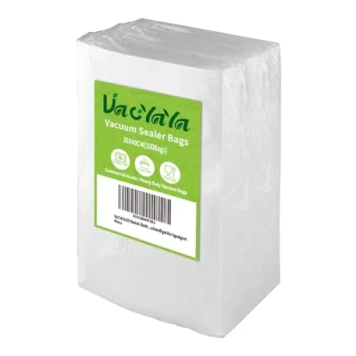 Imagen de VacYaYa 100 Bolsas 30x40cm Envasar al Vaci Vacio Alimentos de Vacío Alimentos,Bolsas para Envasado Sin BPA