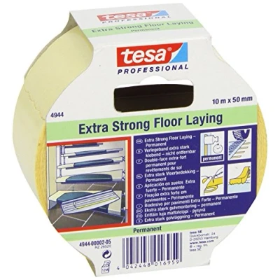 Imagen de TESA 04944 00002 11 Cinta para fijacion de suelos Extrafuerte Permanente serie 4944 10m x 50mm