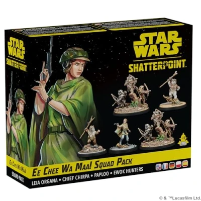 Imagen de Atomic Mass Games Star Wars Shatterpoint: EE Chee WA Maa! Squad Pack Expansión de Escuadra A Partir 14 años para 2 Jugadores 90 Minutos por Partida Multilenguaje (Incluye Español)