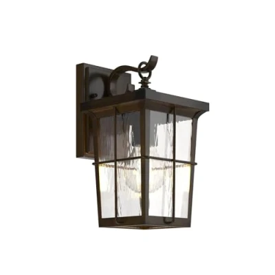 Imagen de Lindby Charmaine aplique de exterior farol, marrón
