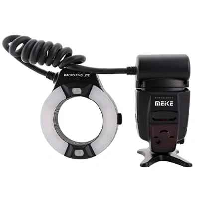 Imagen de Khalia Foto Meike MK 14EXT E TTL Flash de Anillo para Canon (con luz LED Auxiliar)
