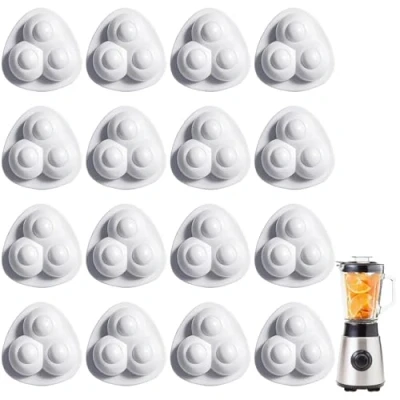 Imagen de Guyode 16 Piezas 360 Grados Ruedas para Mover Muebles Autoadhesivo Electrodomesticos Pequeños Mini Adhesivas Giratorias Pesado Electrodomésticos (Blanco)